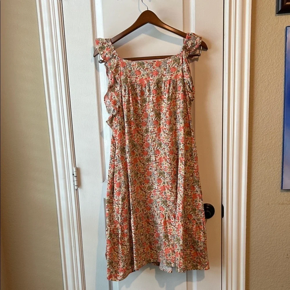 Set of 2! Universal thread Floral Sleeveless Dresses resort vacation preppy boho - Picture 4 of 7